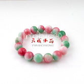 INPHIC-天然水晶 紅綠西瓜玉髓圓珠手鏈 美容養顏 時尚唯美女人石